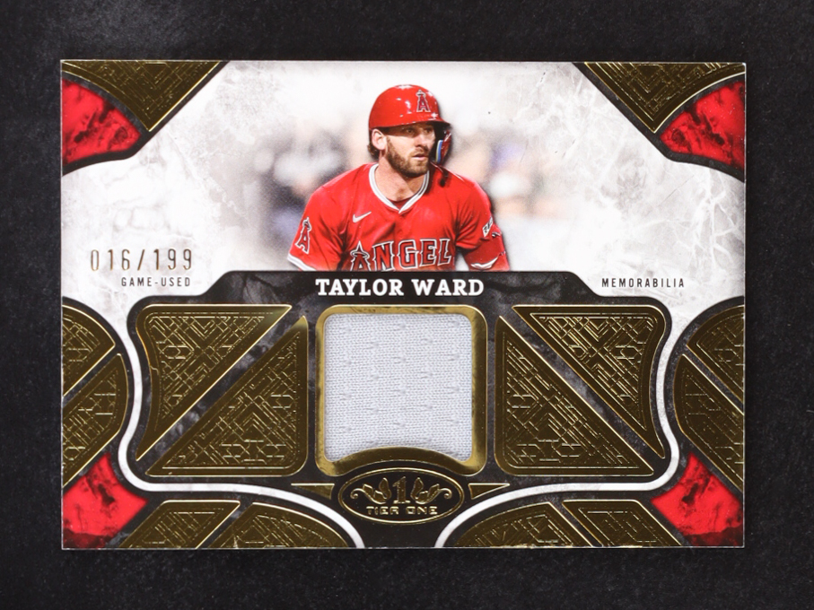Taylor Ward 2025 Topps Tier One Relics #T1RTW #16/199 at PristineAuction.com Taylor Ward 2025 Topps Tier One Relics #T1RTW #16/199 at PristineAuction.com