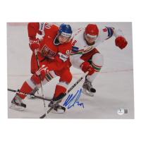 Tomáš Hertl Signed Team Czech Republic 8x10 Photo (Beckett) at PristineAuction.com