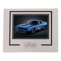 Richard Petty Signed 11x14 Custom Matted Cut Display (AutographCOA) at PristineAuction.com