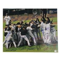 Frank Thomas, Paul Konerko, Jon Garland | White Sox 2005 World Series Champions 16x20 Photo Team-Signed By (23) (Beckett) at PristineAuction.com