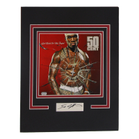 50 Cent Signed "Get Rich Or Die Tryin'" 11x14 Custom Matted Cut Display (AutographCOA) at PristineAuction.com