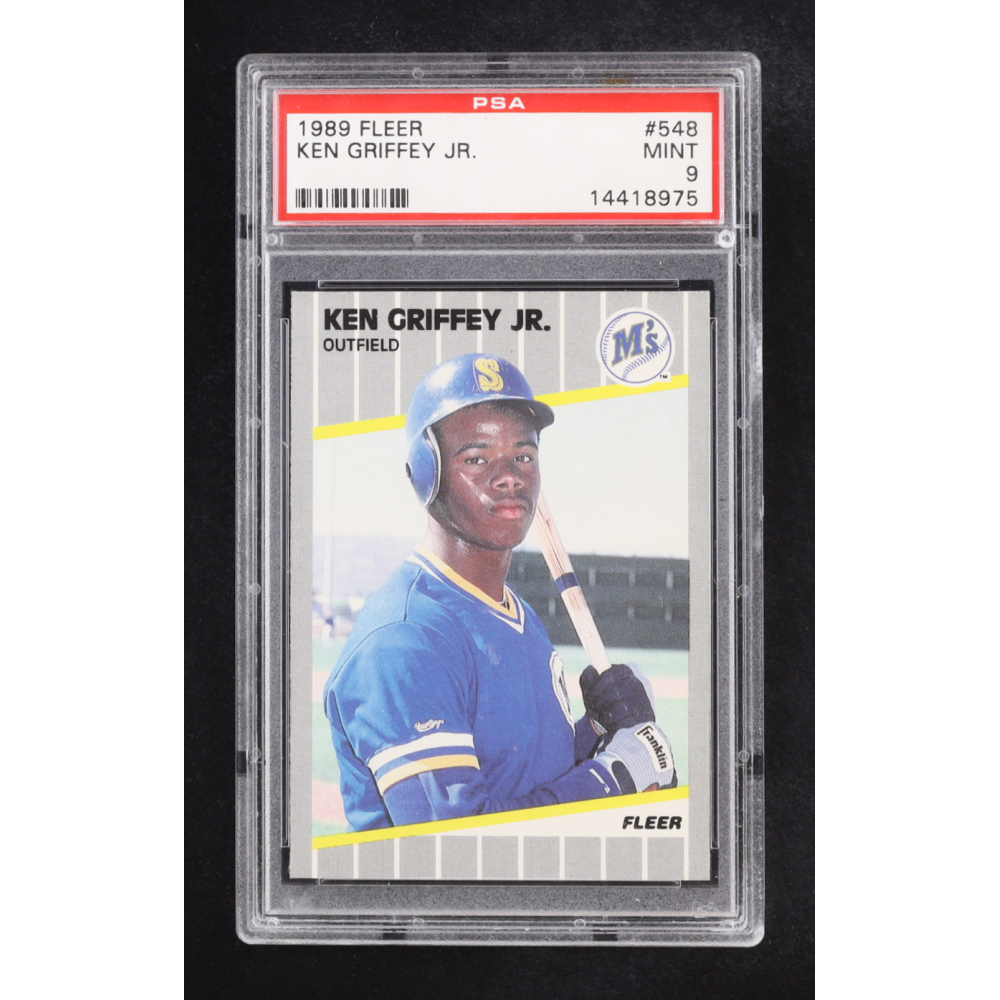 Ken Griffey Jr. 1989 Fleer #548 RC (PSA 9) at PristineAuction.com
