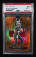 Michael Penix Jr. 2024 Panini Mosaic Honeycomb #308 RC (PSA 8) at PristineAuction.com