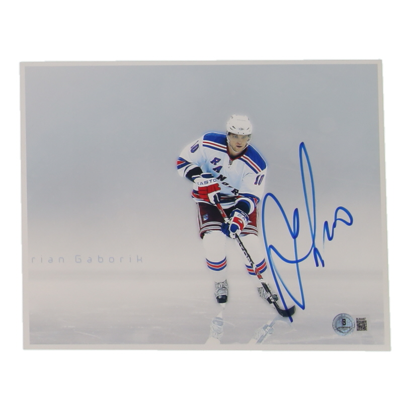 Marián Gáborík Signed Rangers 8x10 Photo (Beckett) at PristineAuction.com Marián Gáborík Signed Rangers 8x10 Photo (Beckett) at PristineAuction.com