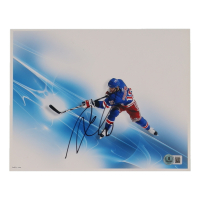 Marián Gáborík Signed Rangers 8x10 Photo (Beckett) at PristineAuction.com