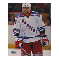 Marián Gáborík Signed Rangers 8x10 Photo (Beckett) at PristineAuction.com
