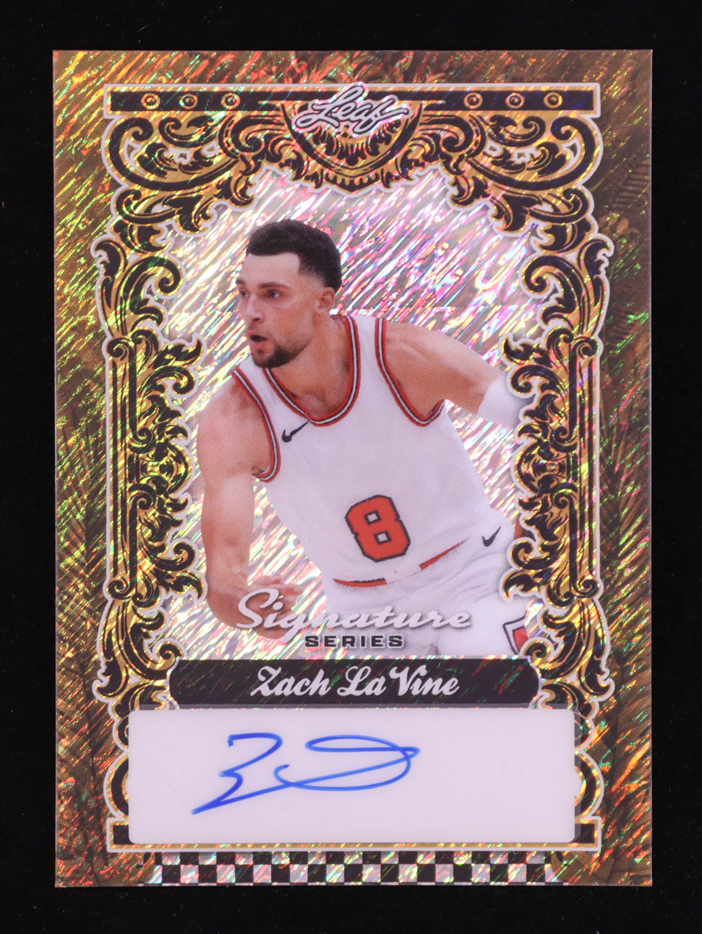 Zach LaVine 2025 Leaf Signature Series Bronze Shimmer Autograph #BAZLV #1/1 at PristineAuction.com Zach LaVine 2025 Leaf Signature Series Bronze Shimmer Autograph #BAZLV #1/1 at PristineAuction.com
