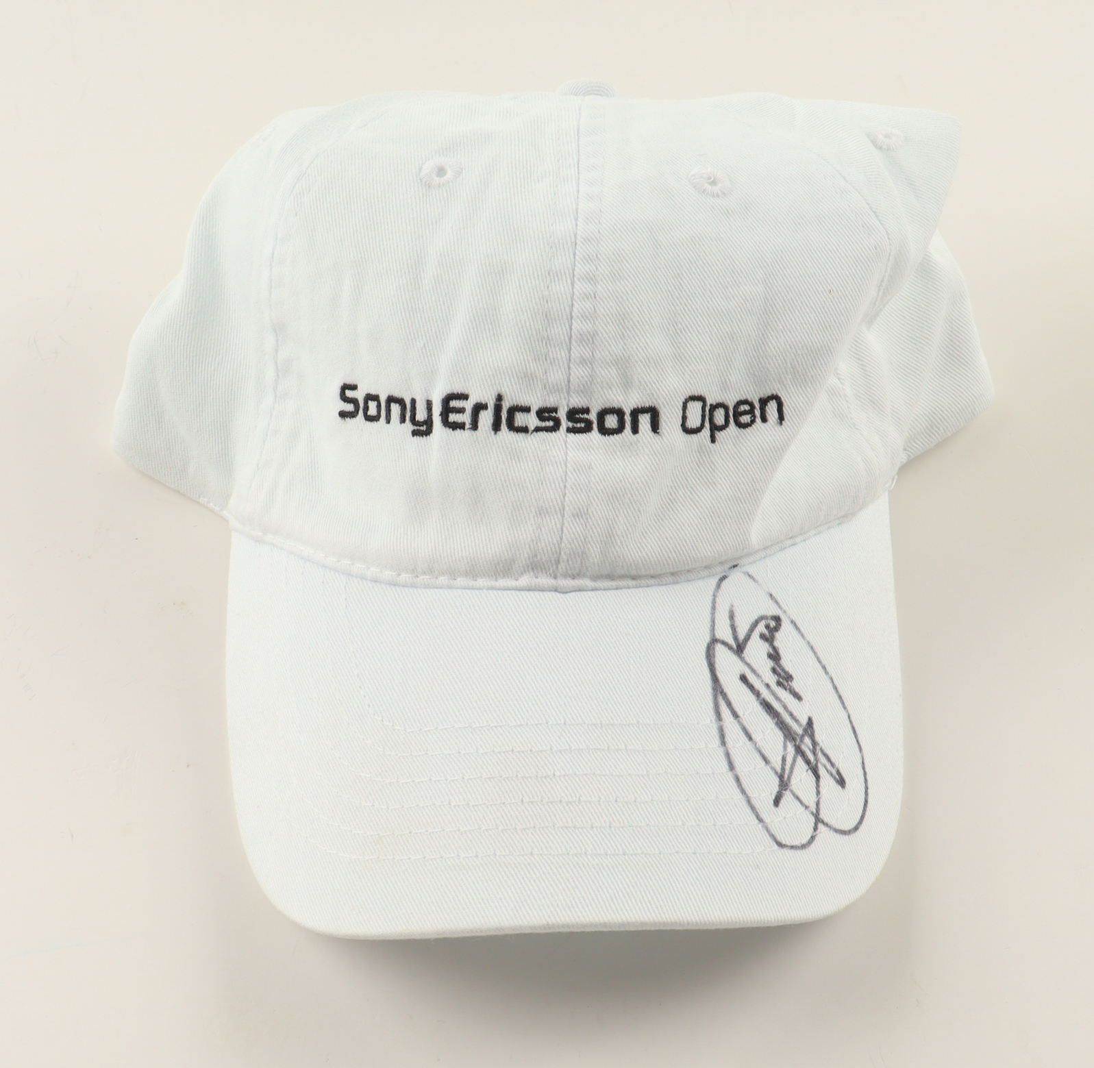 Novak Djokovic Signed Sony Ericsson Open Adjustable Hat (Beckett) at PristineAuction.com Novak Djokovic Signed Sony Ericsson Open Adjustable Hat (Beckett) at PristineAuction.com