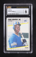 Ken Griffey Jr. 1989 Fleer #548 RC (CSG 9) at PristineAuction.com