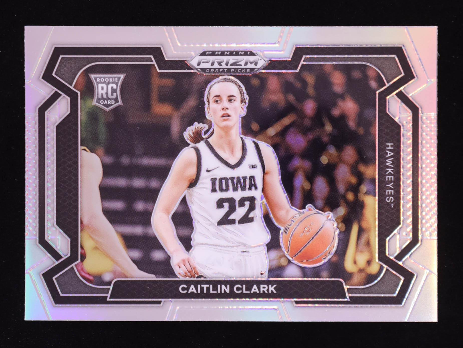 Caitlin Clark 2024-25 Panini Prizm Draft Picks Variation Prizms Silver #57 RC at PristineAuction.com Caitlin Clark 2024-25 Panini Prizm Draft Picks Variation Prizms Silver #57 RC at PristineAuction.com