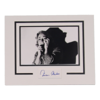 Vera Miles Signed "Psycho" Custom Matted Cut Display (AutographCOA) at PristineAuction.com
