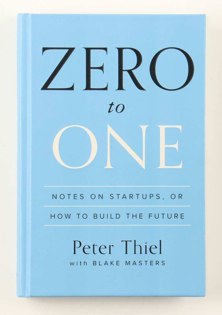 Blake Masters & Peter Thiel Signed "Zero to One" Hardcover Book (Beckett) at PristineAuction.com Blake Masters & Peter Thiel Signed "Zero to One" Hardcover Book (Beckett) at PristineAuction.com