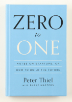 Blake Masters & Peter Thiel Signed "Zero to One" Hardcover Book (Beckett) at PristineAuction.com