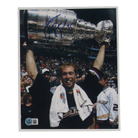 Jean-Sébastien Giguère Signed Ducks 8x10 Photo (Beckett) at PristineAuction.com