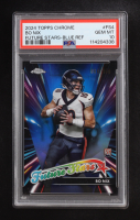 Bo Nix 2024 Topps Chrome Future Stars Blue Refractor #FS4 RC #64/150 (PSA 10) at PristineAuction.com