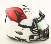Trey McBride Signed Cardinals Full-Size Authentic On-Field Lunar Eclipse Alternate Speed Helmet with Visor Inscribed "Protect The Nest" (Beckett) at PristineAuction.com