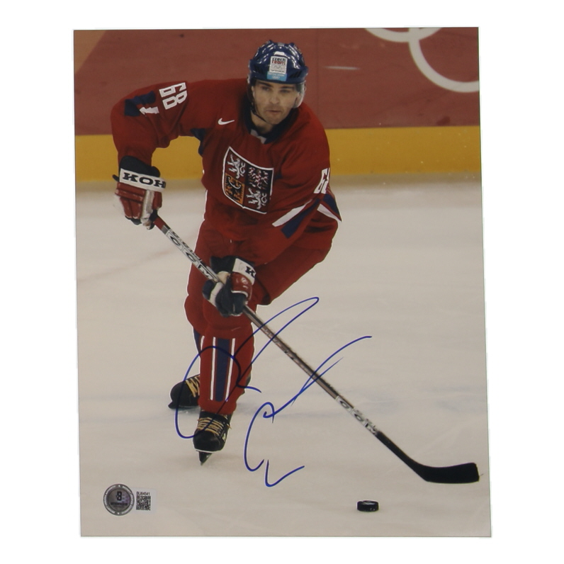 Jaromír Jágr Signed Team Czech Republic 8x10 Photo (Beckett) at PristineAuction.com Jaromír Jágr Signed Team Czech Republic 8x10 Photo (Beckett) at PristineAuction.com