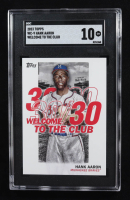 Hank Aaron 2023 Topps Welcome to the Club #WC9 (SGC 10) at PristineAuction.com