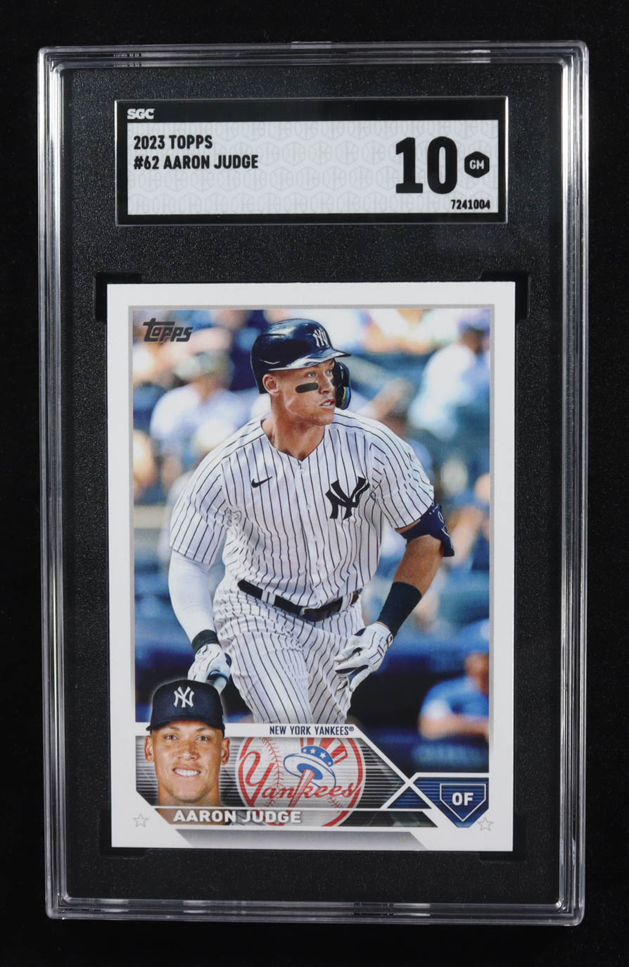 Aaron Judge 2023 Topps #62 (SGC 10) at PristineAuction.com Aaron Judge 2023 Topps #62 (SGC 10) at PristineAuction.com