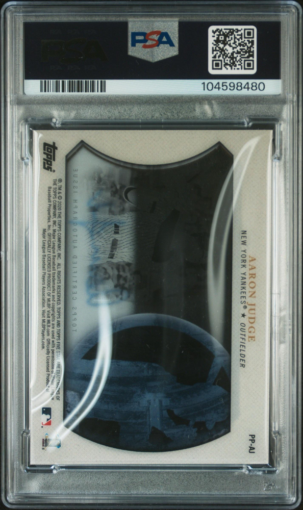 Aaron Judge 2020 Topps Five Star Pentamerous Penmanship Autographs #PPAJ #/15 (PSA 9 | Auto 10) at PristineAuction.com Aaron Judge 2020 Topps Five Star Pentamerous Penmanship Autographs #PPAJ #/15 (PSA 9 | Auto 10) at PristineAuction.com