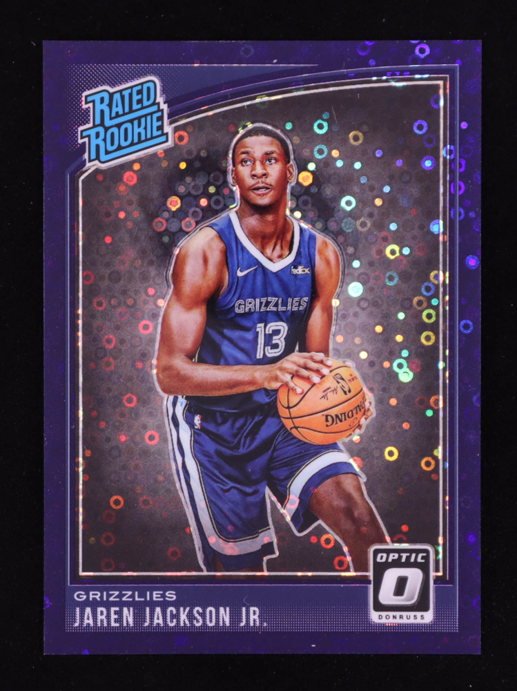 Jaren Jackson Jr. 2018-19 Donruss Optic Fast Break Purple #188 #86/95 RR RC