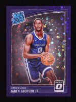Jaren Jackson Jr. 2018-19 Donruss Optic Fast Break Purple #188 #86/95 RR RC at PristineAuction.com