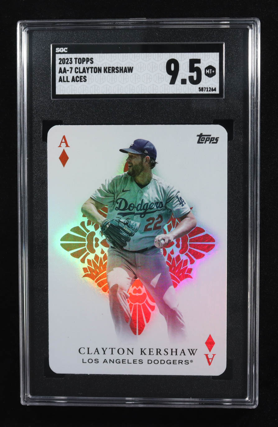 Clayton Kershaw 2023 Topps All Aces #AA7 (SGC 9.5) at PristineAuction.com Clayton Kershaw 2023 Topps All Aces #AA7 (SGC 9.5) at PristineAuction.com