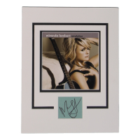 Miranda Lambert Signed "Revolution" Custom Matted Cut Display (AutographCOA) at PristineAuction.com