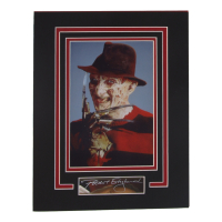Robert Englund Signed "A Nightmare on Elm Street" Custom Matted Cut Display (AutographCOA) at PristineAuction.com