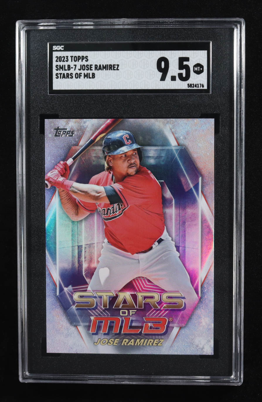 Jose Ramirez 2023 Topps Stars of MLB #SMLB7 (SGC 9.5) at PristineAuction.com Jose Ramirez 2023 Topps Stars of MLB #SMLB7 (SGC 9.5) at PristineAuction.com