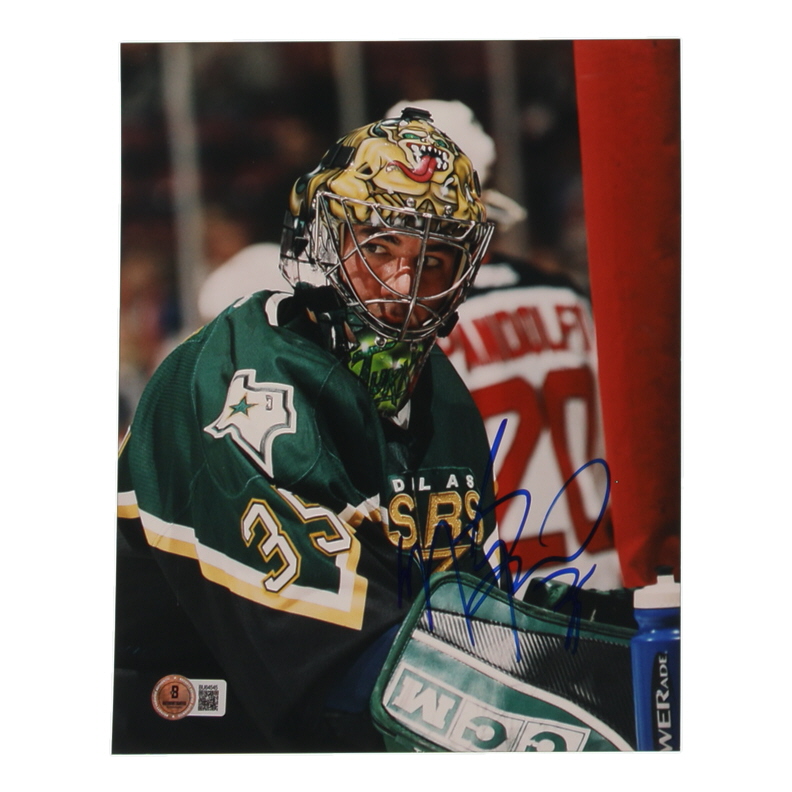Marty Turco Signed Stars 8x10 Photo (Beckett) at PristineAuction.com Marty Turco Signed Stars 8x10 Photo (Beckett) at PristineAuction.com