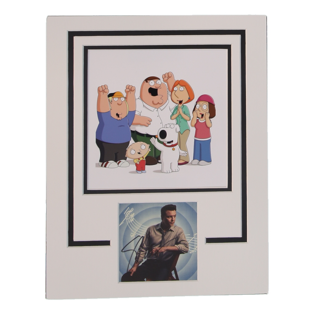 Seth MacFarlane Signed "Family Guy" Custom Matted Cut Display (AutographCOA) at PristineAuction.com Seth MacFarlane Signed "Family Guy" Custom Matted Cut Display (AutographCOA) at PristineAuction.com