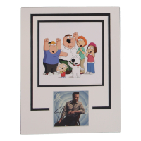 Seth MacFarlane Signed "Family Guy" Custom Matted Cut Display (AutographCOA) at PristineAuction.com