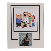 Seth MacFarlane Signed "Family Guy" Custom Matted Cut Display (AutographCOA) at PristineAuction.com