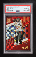 Tom Brady 2022 Donruss Elite Red #53 #20/399 (PSA 10) at PristineAuction.com