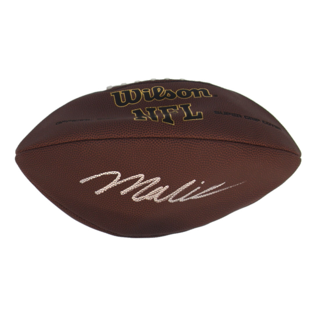 Malik Mustapha Signed NFL Football (Beckett) at PristineAuction.com Malik Mustapha Signed NFL Football (Beckett) at PristineAuction.com