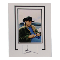 Jake Gyllenhaal Signed "Brokeback Mountain" Custom Matted Cut Display (AutographCOA) at PristineAuction.com