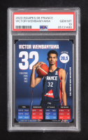 Victor Wembanyama 2023 Slam Deck Equipes De France RC (PSA 10) at PristineAuction.com