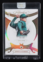 Jesus Luzardo 2020 Panini Flawless Yellow Diamond #46 #1/10 RC at PristineAuction.com