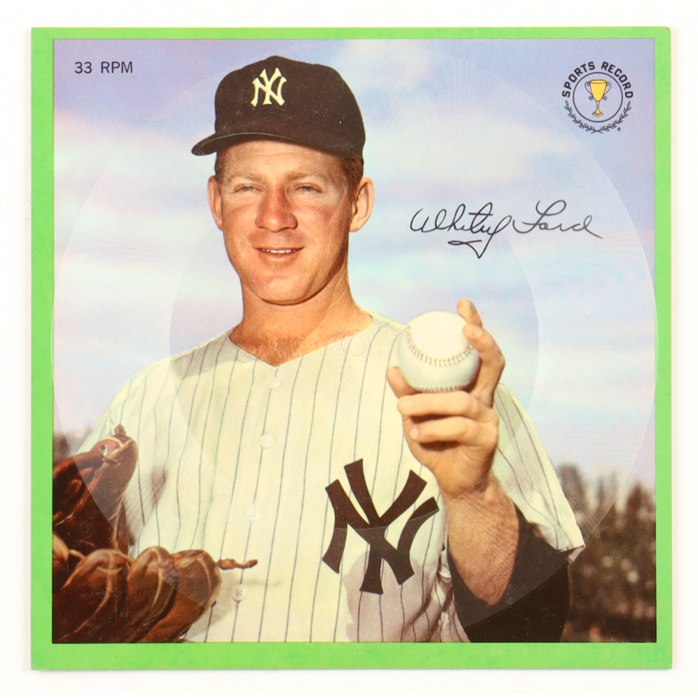 Whitey Ford New York Yankees 1962 Auravision Sports Record Album Flat at PristineAuction.com Whitey Ford New York Yankees 1962 Auravision Sports Record Album Flat at PristineAuction.com