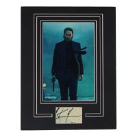 Keanu Reeves Signed "John Wick" Custom Matted Cut Display (AutographCOA) at PristineAuction.com