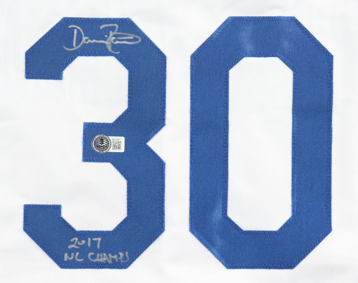 Dave Roberts Signed Jersey Inscribed "2017 NL Champs" (Beckett) at PristineAuction.com Dave Roberts Signed Jersey Inscribed "2017 NL Champs" (Beckett) at PristineAuction.com