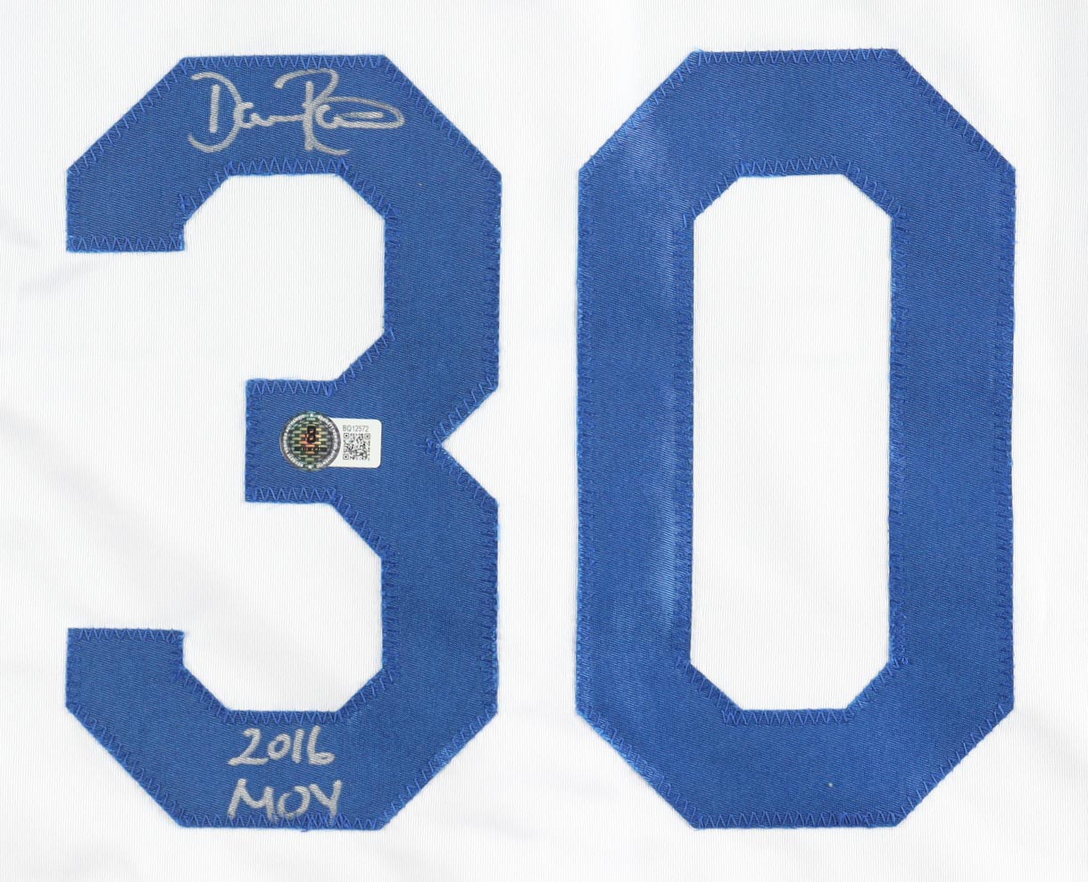 Dave Roberts Signed Jersey Inscribed "2016 MOY" (Beckett) at PristineAuction.com Dave Roberts Signed Jersey Inscribed "2016 MOY" (Beckett) at PristineAuction.com