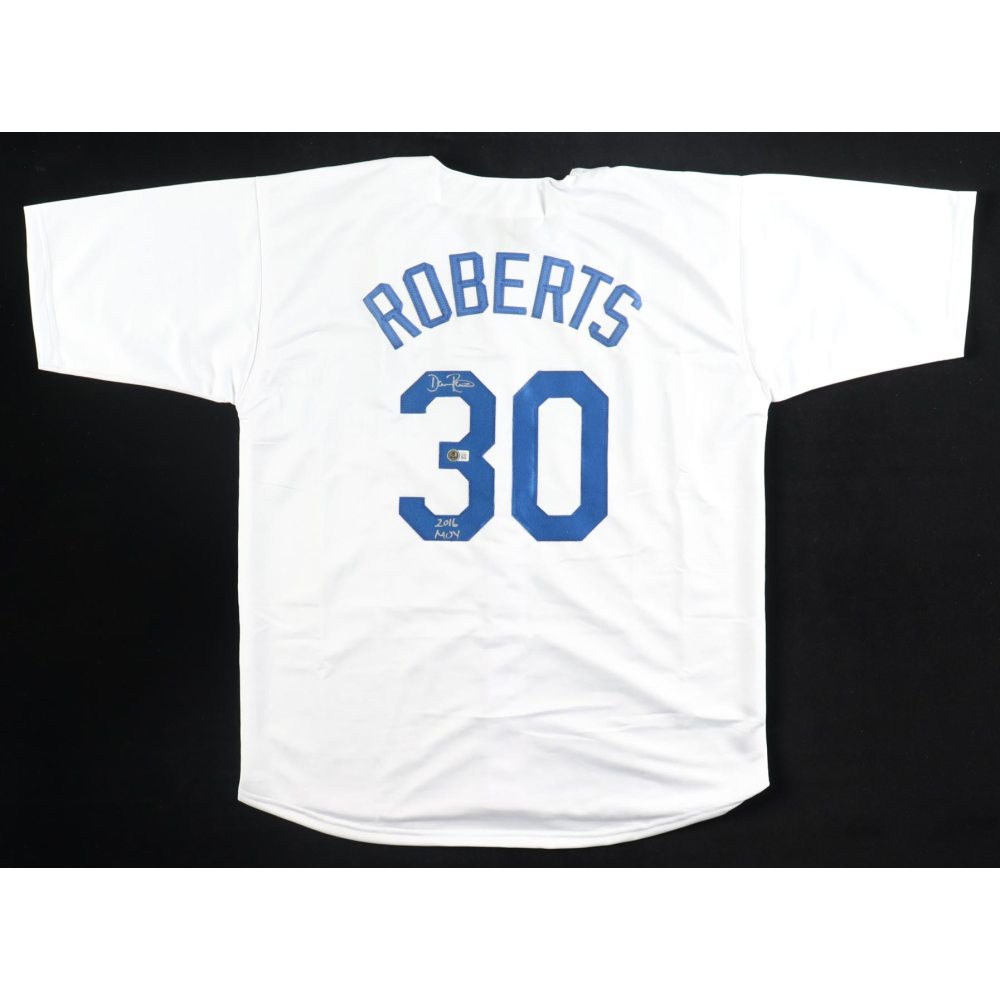 Dave Roberts Signed Jersey Inscribed "2016 MOY" (Beckett) at PristineAuction.com