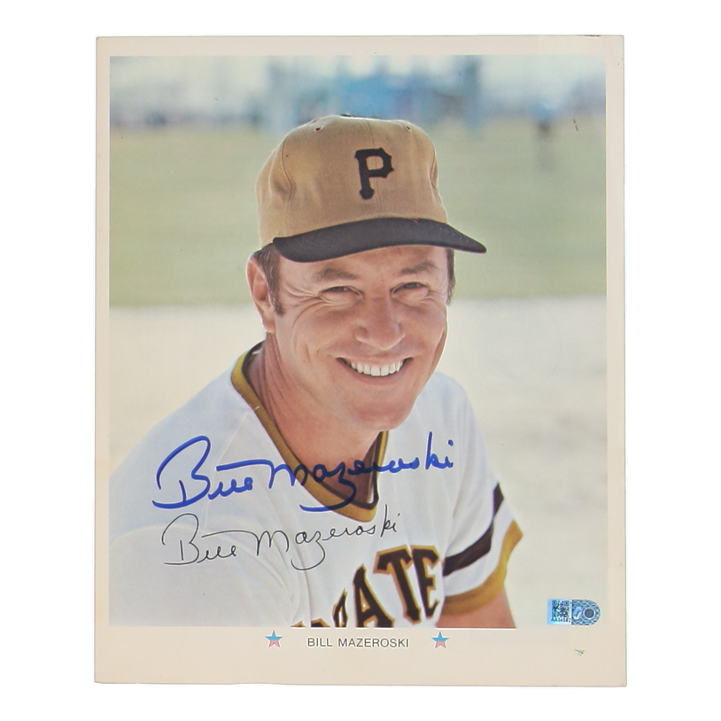 Bill Mazeroski Signed Pirates 8x10 Photo (AIV) at PristineAuction.com Bill Mazeroski Signed Pirates 8x10 Photo (AIV) at PristineAuction.com