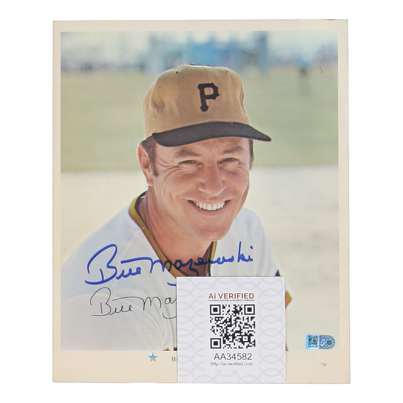 Bill Mazeroski Signed Pirates 8x10 Photo (AIV) at PristineAuction.com Bill Mazeroski Signed Pirates 8x10 Photo (AIV) at PristineAuction.com