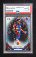 Lamine Yamal 2023-24 Topps Jade ED UCC #64 RC (PSA 10) at PristineAuction.com
