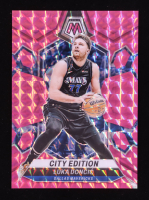 Luka Doncic 2023-24 Panini Mosaic Mosaic Pink City Edition #285 #100/149 at PristineAuction.com