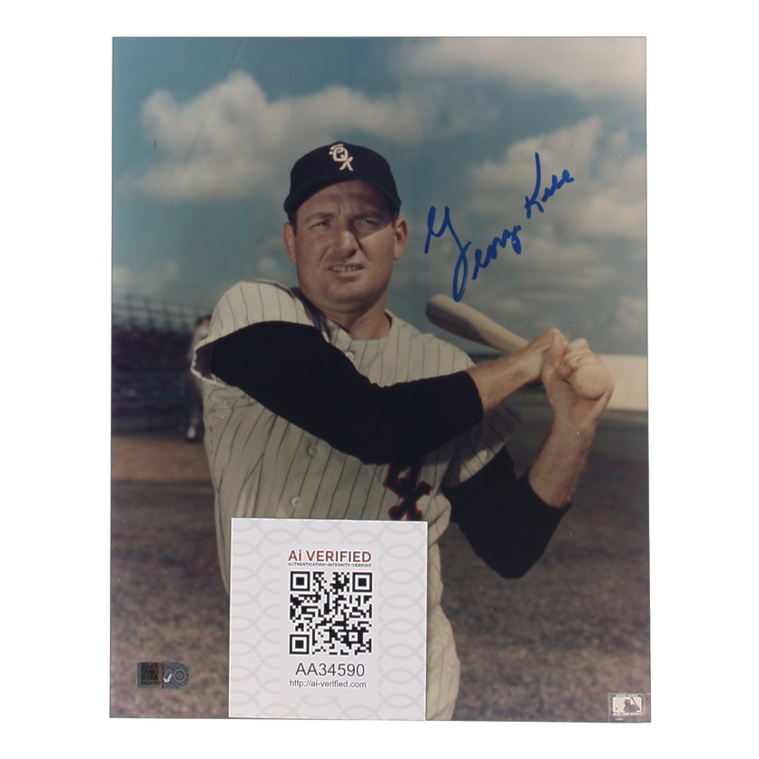 George Kelly Signed White Sox 8x10 Photo (AIV) at PristineAuction.com George Kelly Signed White Sox 8x10 Photo (AIV) at PristineAuction.com