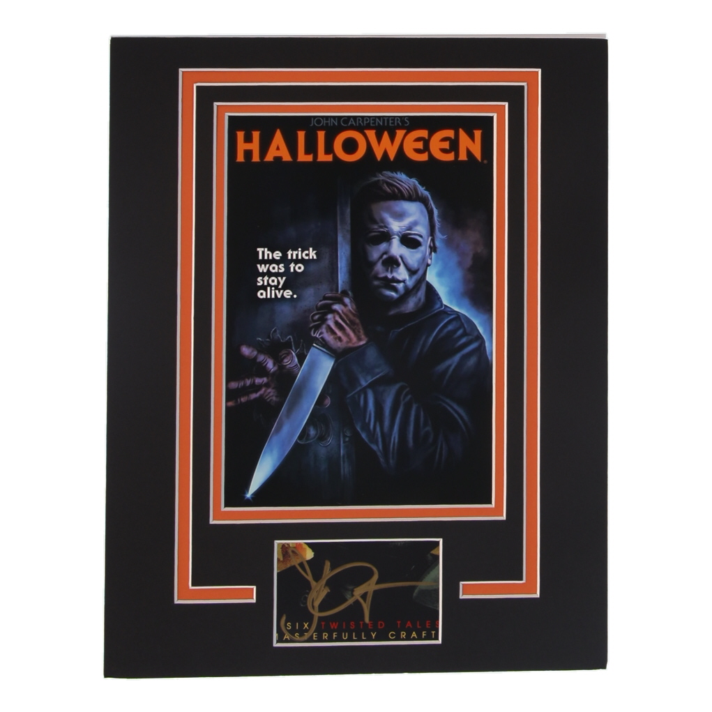 John Carpenter Signed "Halloween" Custom Matted Cut Display (AutographCOA) at PristineAuction.com John Carpenter Signed "Halloween" Custom Matted Cut Display (AutographCOA) at PristineAuction.com